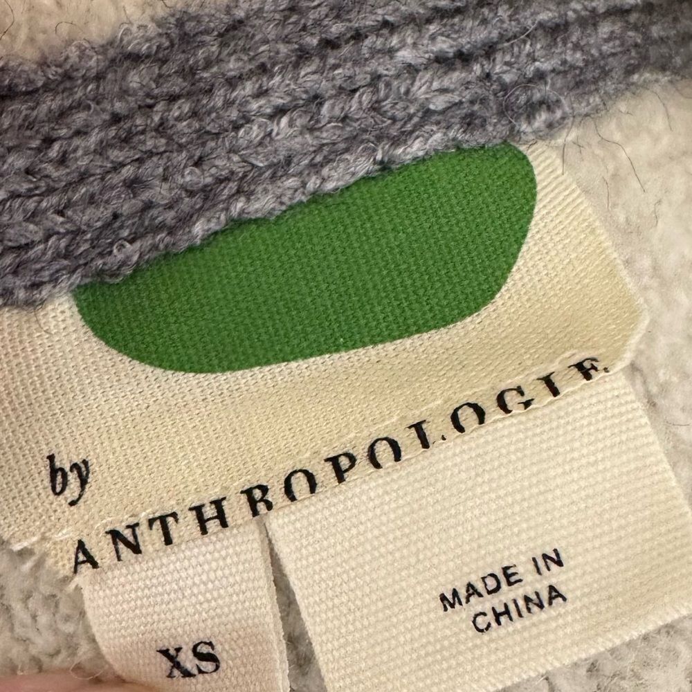 Anthropologie Cherohala Gray Moto Asymmetrical Jacket Women’s Size XS - Picture 8 of 11